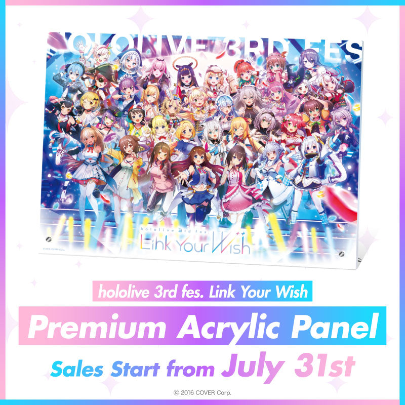 hololive 3rd fes. Link Your Wish Premium Acrylic Panel – Geek Jack