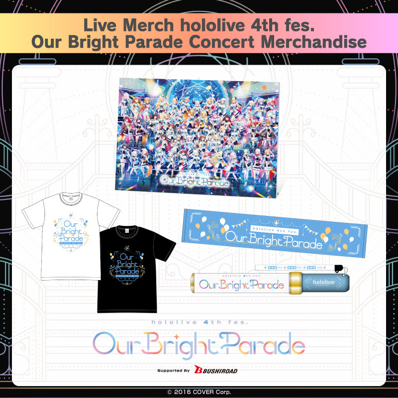 hololive 4th fes. Our Bright Parade Concert Merchandise – Geek Jack