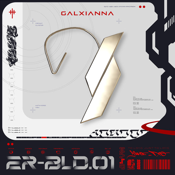 [20231221 - ] "GALXIANNA" 3D Avatar Accessory Ear Cuff "ER-BLD.01"
