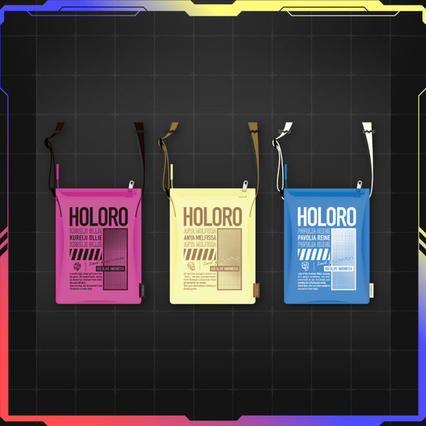 [20231207 - 20240311] "hololive Indonesia 2nd Generation “holoro” 3rd Anniversary Celebration" holoro Clear Shoulder Bag