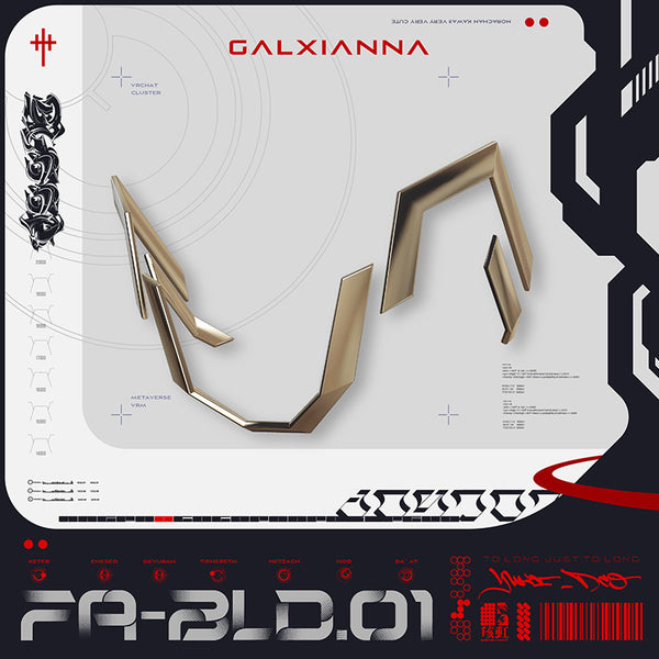 [20240314 - ] "GALXIANNA" 3D Avatar Accessory Face Gear "FA-BLD.01"