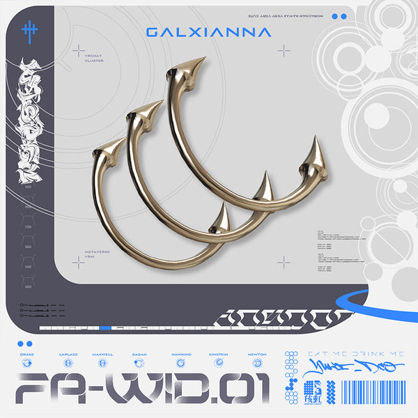 [20240314 - ] "GALXIANNA" 3D Avatar Accessory Face Piercing "FA-WID.01"