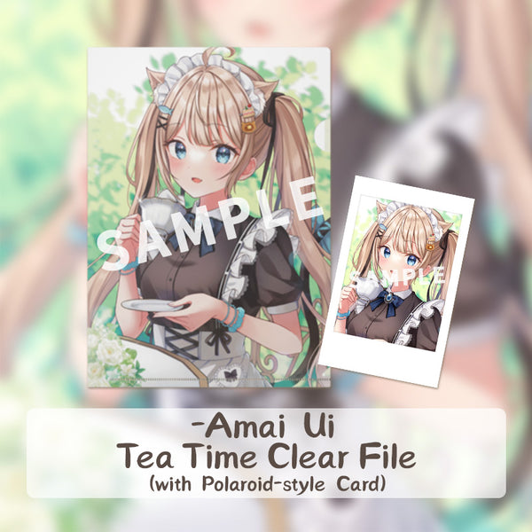 [20240514 - ] "Amai Ui" Tea Time Clear File (with Polaroid-style Card)