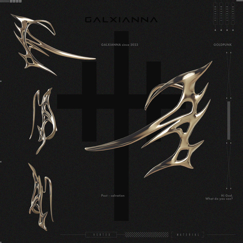 [20240130 - ] "GALXIANNA" 3D Avatar Accessory Ear Cuff "ER-HEL.01"