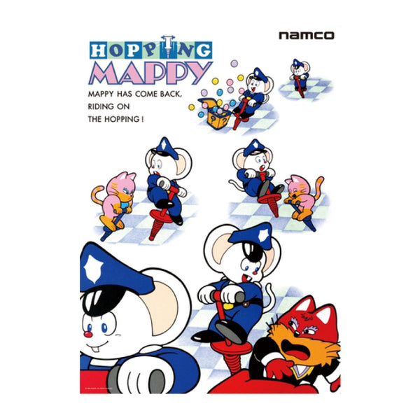 [20240415 - 20240513] [Rerun] "Reprinted Namco Legendary Poster Series" Hopping Mappy 01