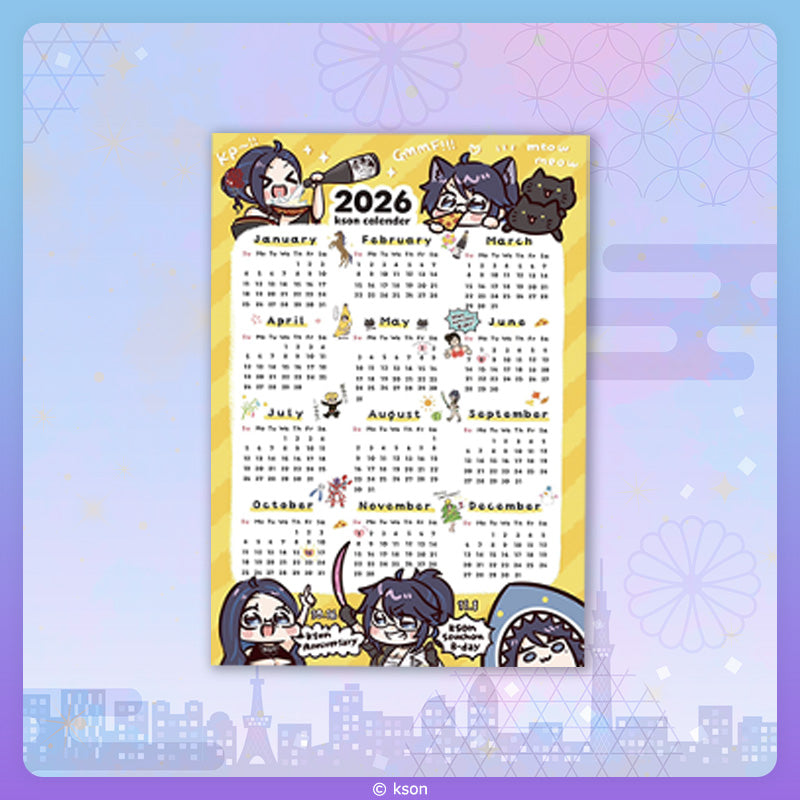 [20251102 - ] "kson YAKATABOAT FAN FESTIVAL 2025" 2026 Poster Calendar