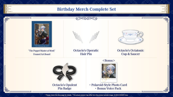 [20240408 - 20240513] "Octavio Birthday Celebration 2024" Merch Complete Set
