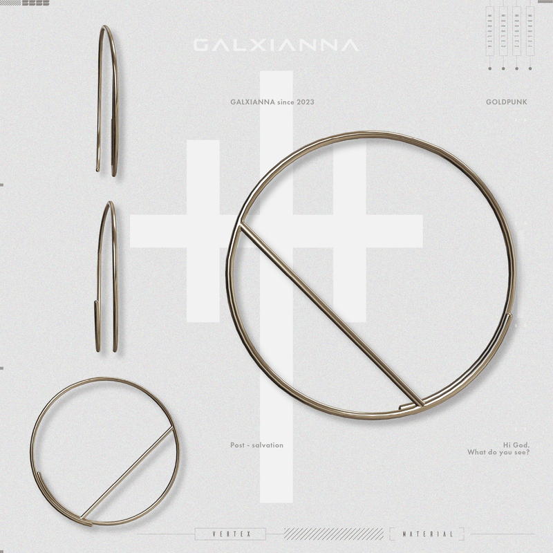 [20240130 - ] "GALXIANNA" 3D Avatar Accessory Face Earring "ER-WID.01"