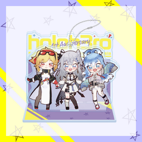 [20230328 - 20230703] "hololive Indonesia 3rd Generation "holoh3ro" 1st Anniversary Celebration" holoh3ro's First Year 2-in-1 Acrylic Keychain