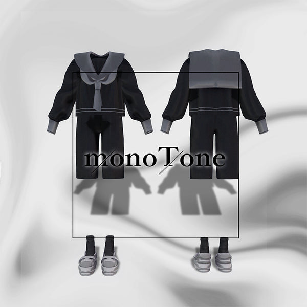 [20240524 - ] "monoTone" 3D Avatar服装 "少年水手服" 支持以下avatar: Kalne（适用于VRChat）
