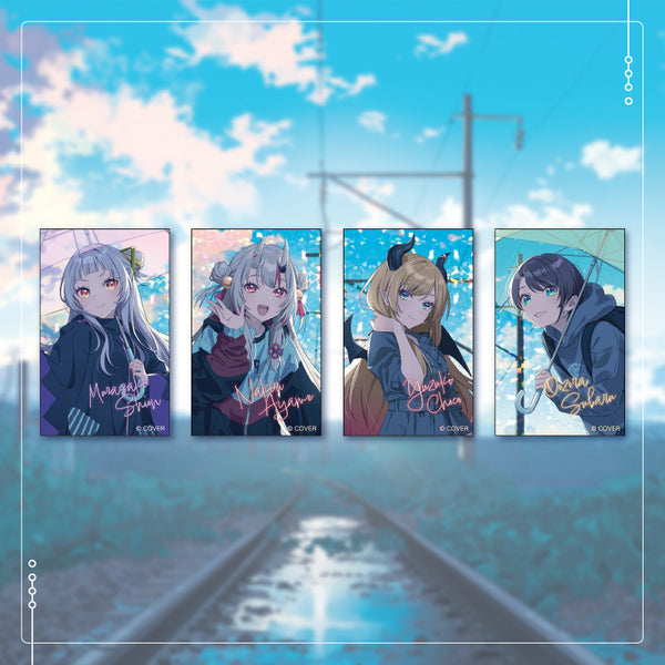 [20240917 - 20241021] "hololive 2nd Generation 6th Anniversary Celebration" Set of 4 Clear Cards