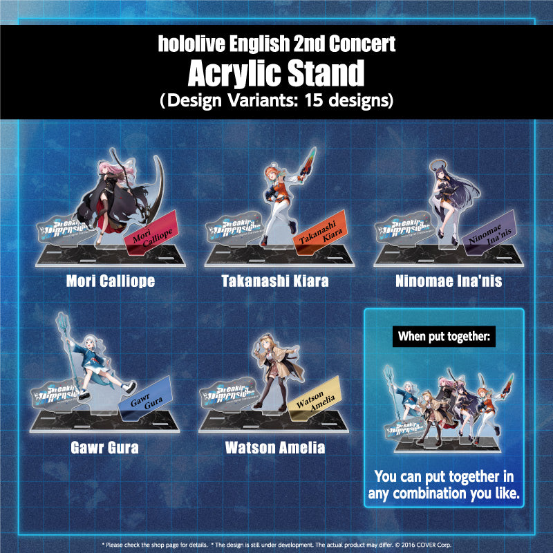 "[hololive English 2nd Concert -Breaking Dimensions-] Concert Merchandise" Acrylic Stand