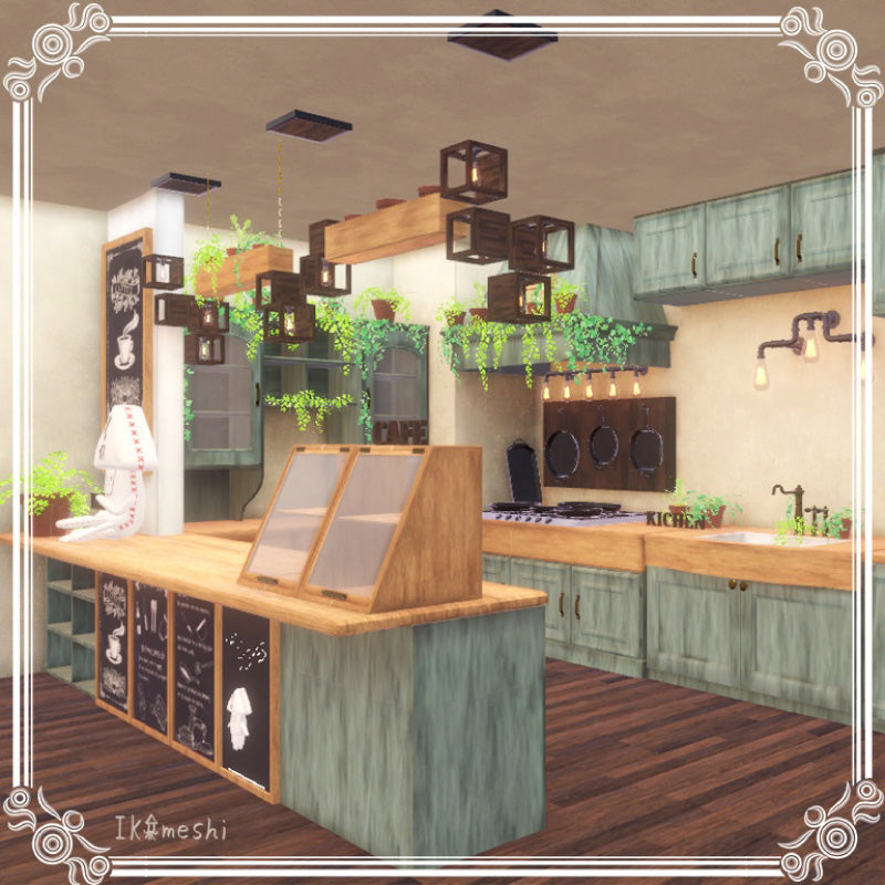 [20250218 - ] "IKA 3DCG art studio" A Set That Started as a Kitchen but Grew into a Garden (Approx. 530 Items)