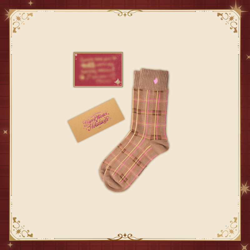[20251129 - ] "hololive English [Happy Winter Holidays]" Socks and Message Card Set