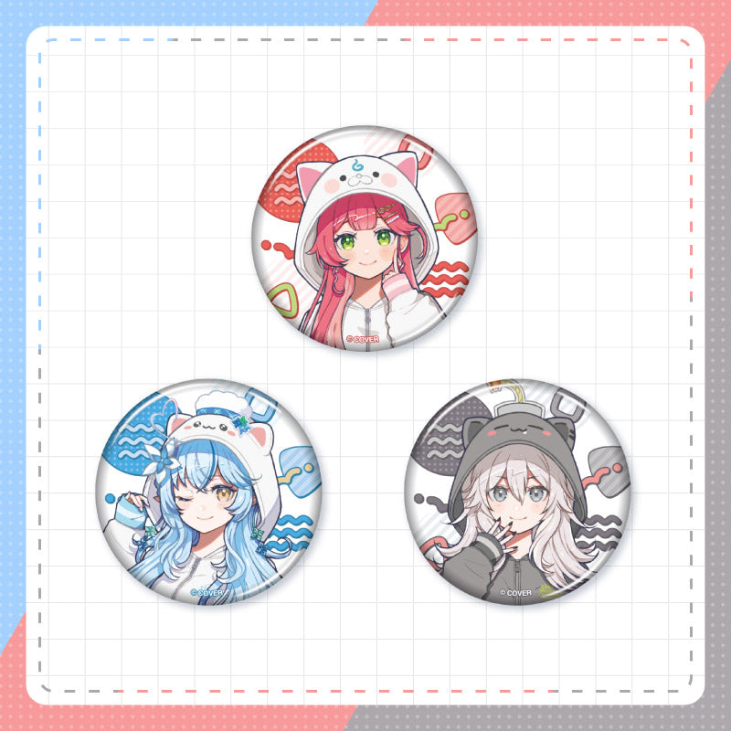 [20250421 - 20250526] "Lovely Okaburi Mascot Series vol.3" Button Badge