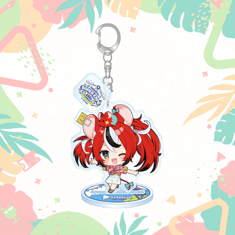 "hololive SUPER EXPO 2024 Chibi Acrylic Stand with Ornaments" Myth & Promise