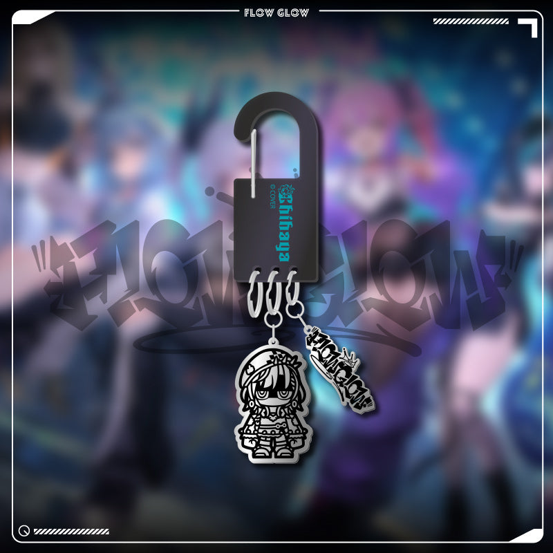 [20241109 - 20241209] "FLOW GLOW Debut Celebration" Metallic Carabiner Keychain