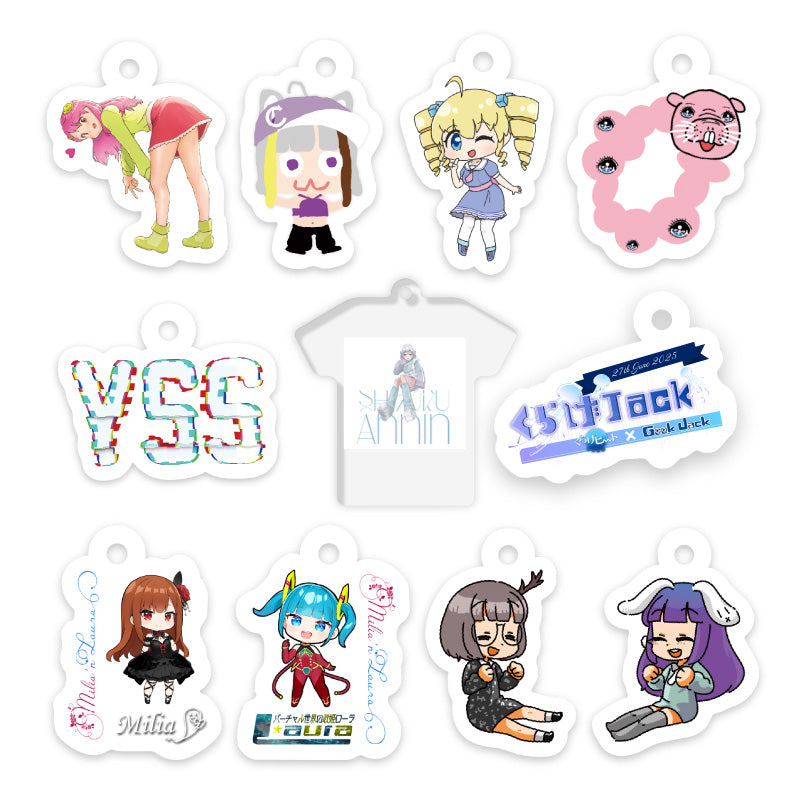 [20250613 - 20250630] "Kurage Jack (くらげJack)" 钥匙扣 (キーチェーン)