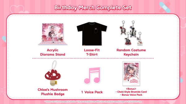 [20240518 - 20240624] "Sakamata Chloe Birthday Celebration 2024" Merch Complete Set