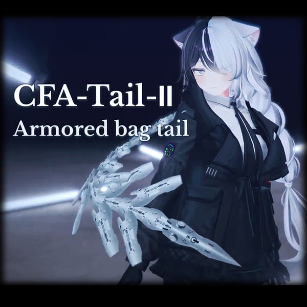 [20240606 - ] "zaku" 3D模型 "Armored bag tail CFA-Tail-Ⅱ"（支持VRChat）