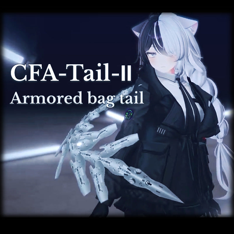[20240606 - ] "zaku" 3D Model "Armored Bag Tail CFA-Tail-II"【For VRChat】