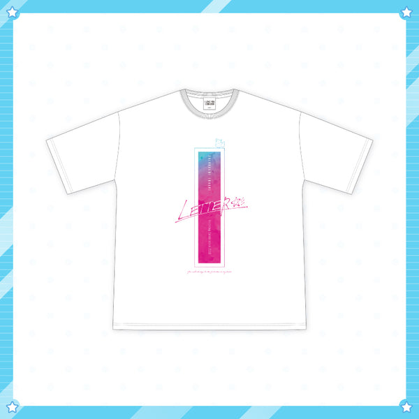 [20240306 - 20240408] "Shirakami Fubuki "LETTER☆彡" Merchandise" "LETTER☆彡" T-Shirt