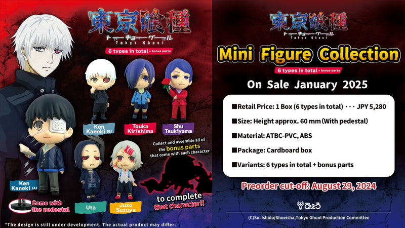 [20240730 - ] "Tokyo Ghoul" Mini Figure Collection (6 pcs BOX)