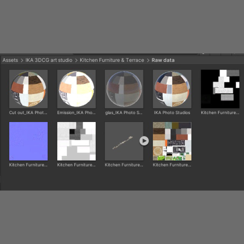 [20250218 - ] "IKA 3DCG art studio" A Set That Started as a Kitchen but Grew into a Garden (Approx. 530 Items)
