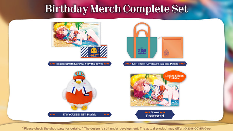 [20230706 - 20230807] [Made to order/Duplicate Bonus] "Takanashi Kiara Birthday Celebration 2023" Merch Complete Set