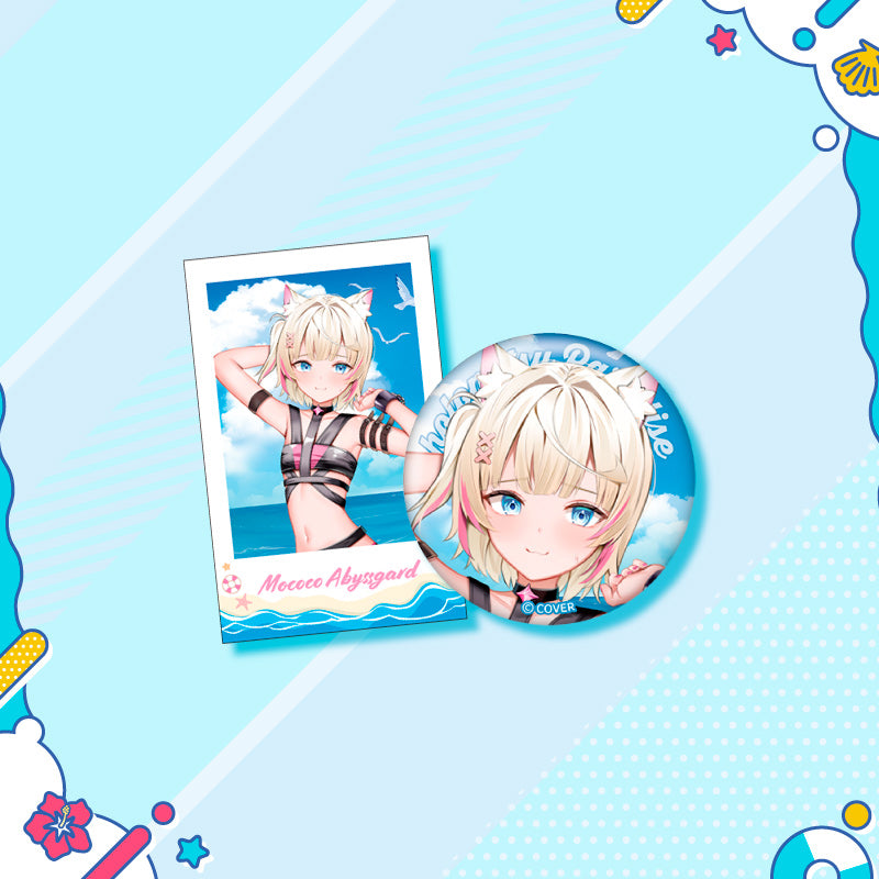 [20250726 - 20250901] "holonatsu Paradise Merch vol.2" Button Badge &Cheki-Style Card Set - hololive English