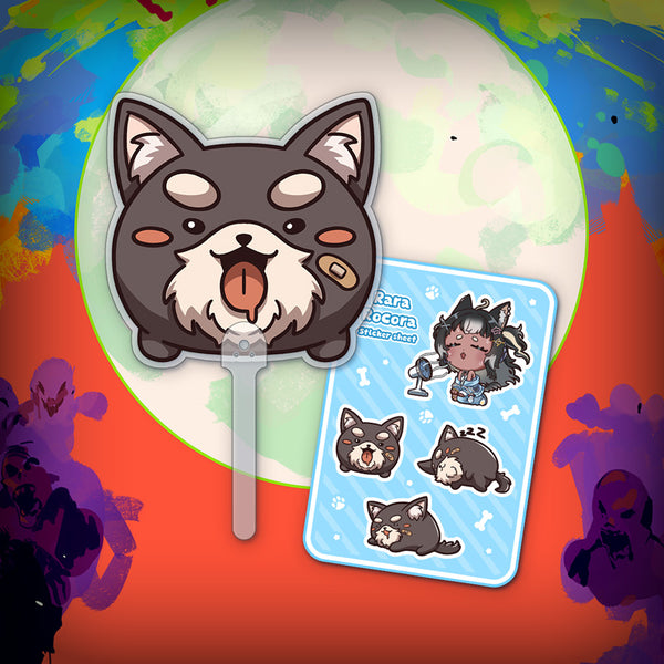 [20250923 - 20251023] "Voltail 1st Anniversary Merch" Rara's Mascot Fan + Sticker Sheet