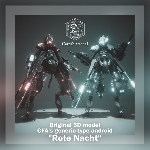 [20230922 - ] zaku 原创3D模型 CFA自制通用型机器人"Rote Nacht"