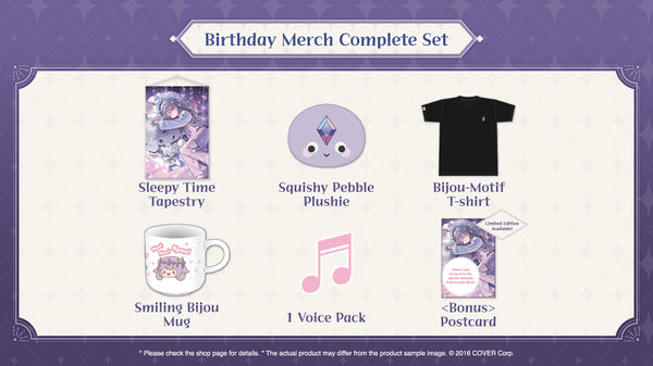 [20240415 - 20240520] [Limited Quantity/Handwritten Bonus] "Koseki Bijou Birthday Celebration 2024" Merch Complete Set Limited Edition