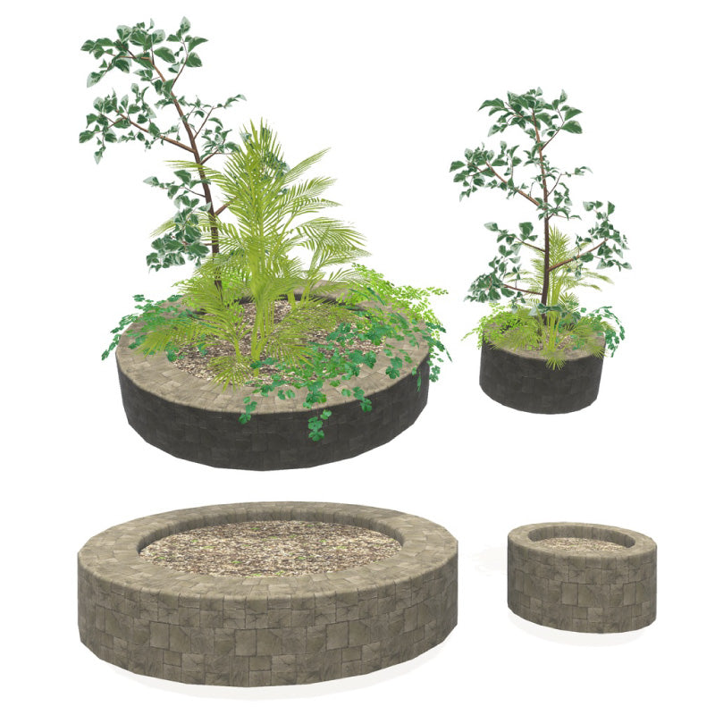 [20250218 - ] "IKA 3DCG art studio" A Set That Started as a Kitchen but Grew into a Garden (Approx. 530 Items)