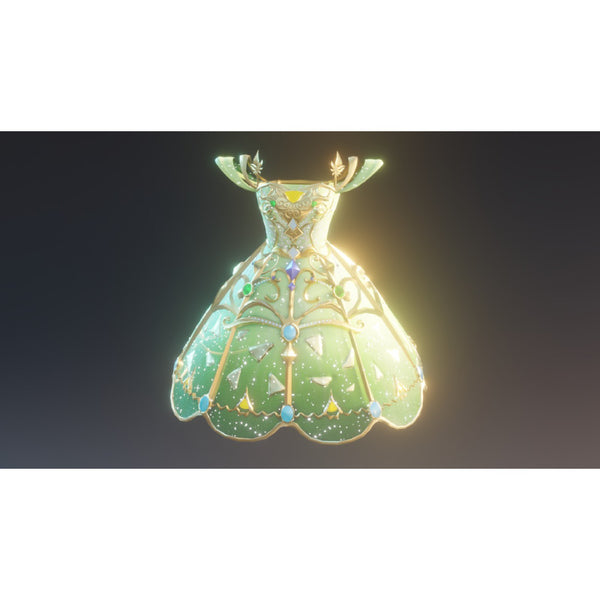 [20250623- ] "Gloria's Boutique" Magical Fairy Dress (game ready + fbx + blend + VRC )