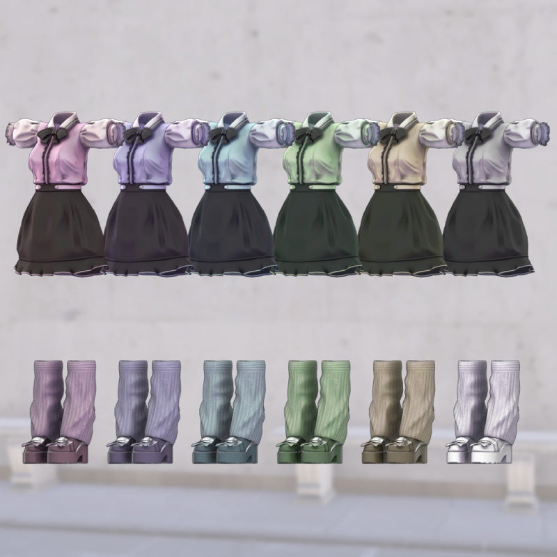 [20251127 - ] "Shop YahoYaho"【10 avatars】Chic Girly Co-ord (For VRChat)