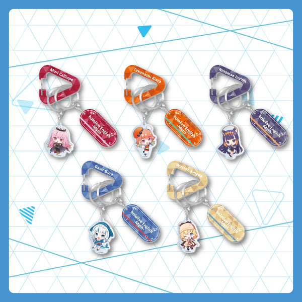 [20240910 - ] "holomini Vocal Series hololive English -Myth-" Carabiner Keychain