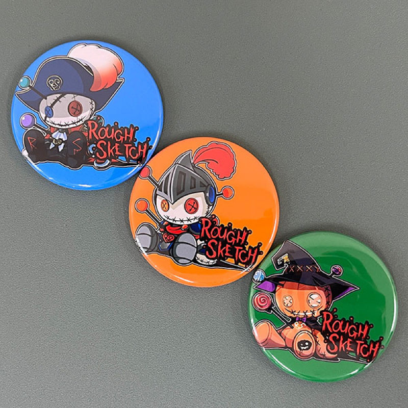 [20250610 - ] "Notebook Records" RoughSketch徽章套装 (HC/OW/LN)