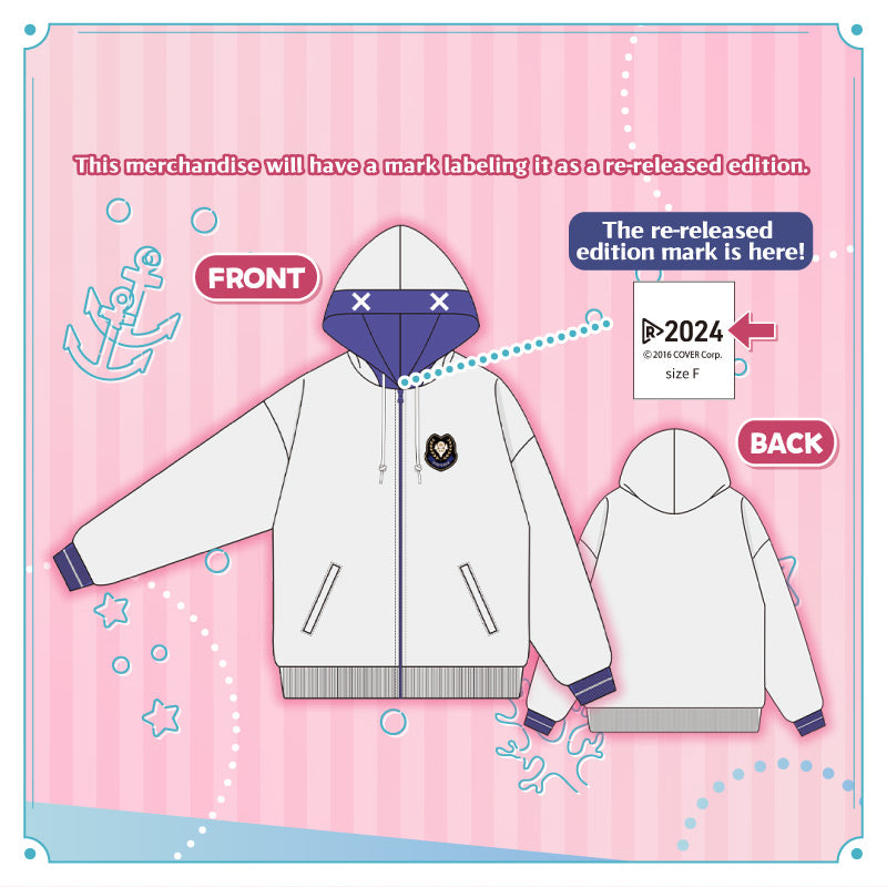 [20240808 - 20240909] "Minato Aqua Re-Released Edition Merch" Aqua Crew Exclusive Original Hoodie Re-Released Edition