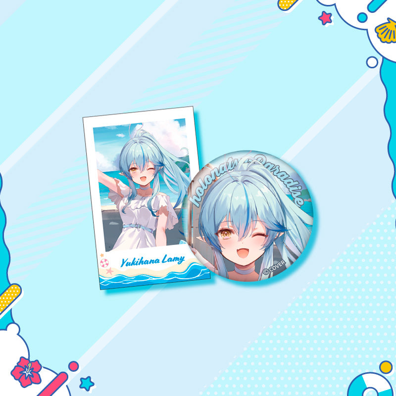 [20250726 - 20250901] "holonatsu Paradise Merch vol.2" Button Badge &Cheki-Style Card Set - Gen 5 & Secet Society holoX