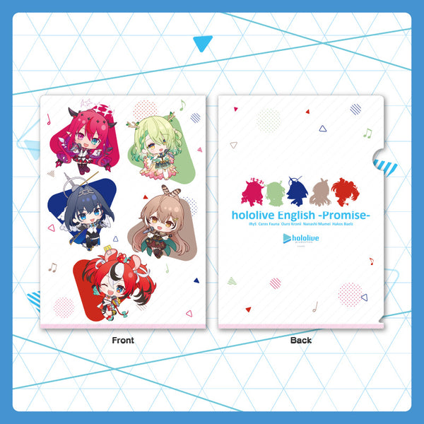 [20241001 - ] "holomini Vocal Series hololive English -Promise-" Clear Folder hololive English -Promise-