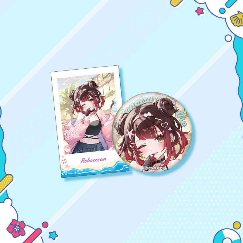 [20250726 - 20250901] "holonatsu Paradise Merch vol.2" Button Badge &Cheki-Style Card Set - Gen 0 & Gen 1 & Gen 2