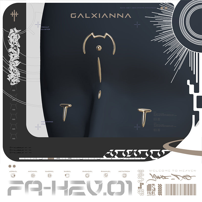 [20240314 - ] "GALXIANNA" 3D Avatar用配件 脸环 "FA-HEV.01"