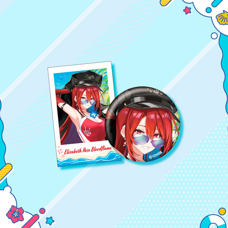 [20250726 - 20250901] "holonatsu Paradise Merch vol.2" Button Badge &Cheki-Style Card Set - hololive English