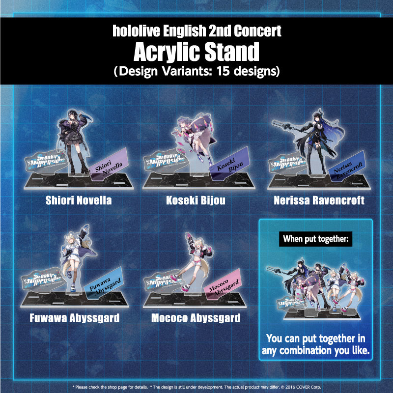 "[hololive English 2nd Concert -Breaking Dimensions-] Concert Merchandise" Acrylic Stand