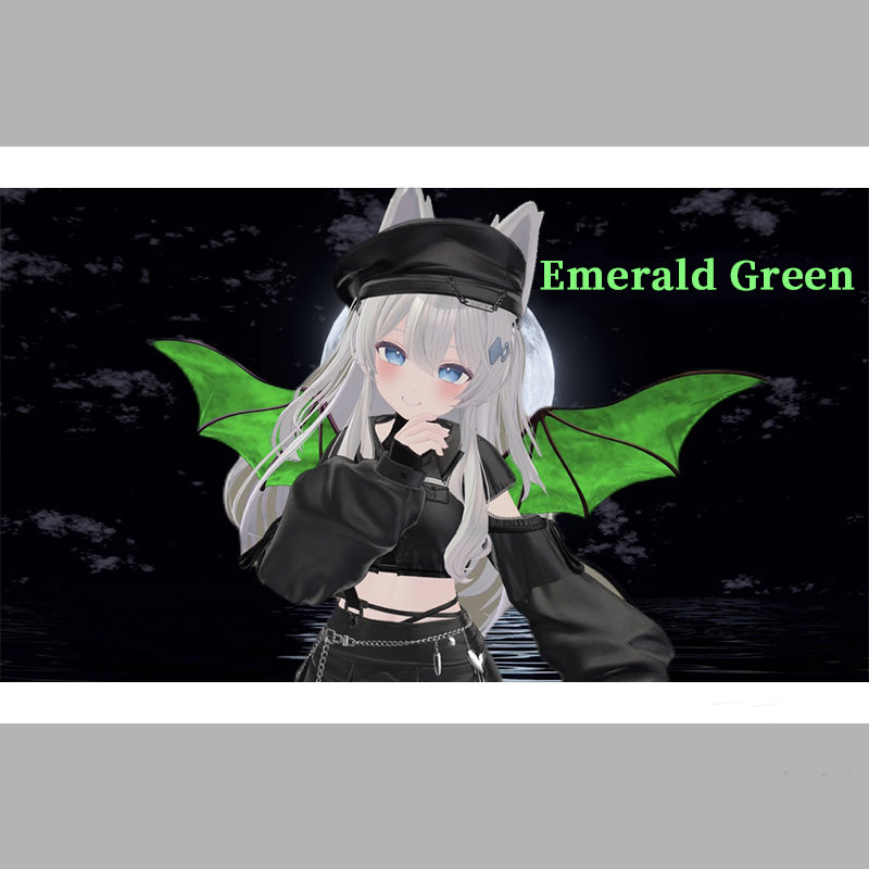 Four-Color Bat Wings — Universal VRChat Accessory | Geek Jack VR