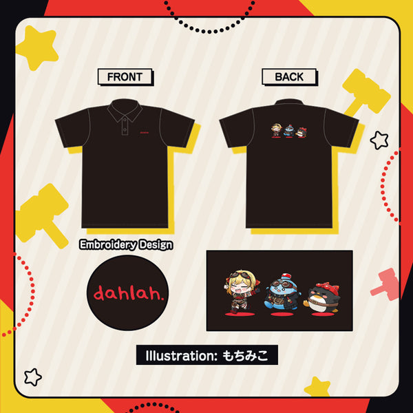 [20250830 - 20251006] "Kaela Kovalskia Birthday Celebration 2025" "Gotta Keep Running" Polo Shirt