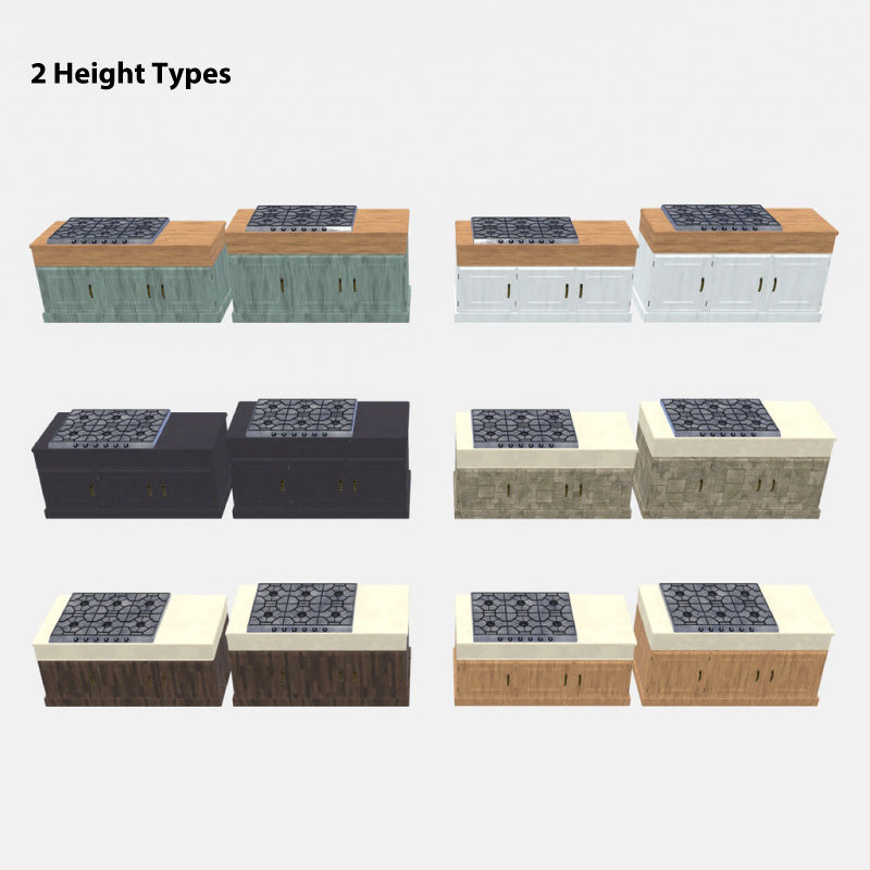 [20250218 - ] "IKA 3DCG art studio" A Set That Started as a Kitchen but Grew into a Garden (Approx. 530 Items)