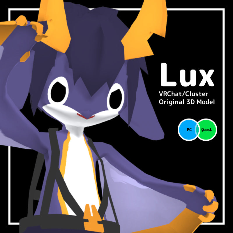 [20241212 - ] "RumifaTorch" Lux Original 3D Model Avatar [VRChat/cluster Compatible Avatars]