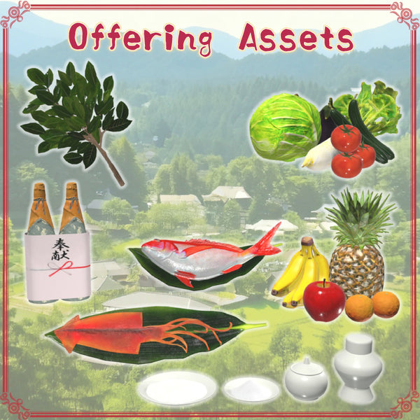 [20250624 - ] "IKA 3DCG art studio" Offering Assets (23 Items)